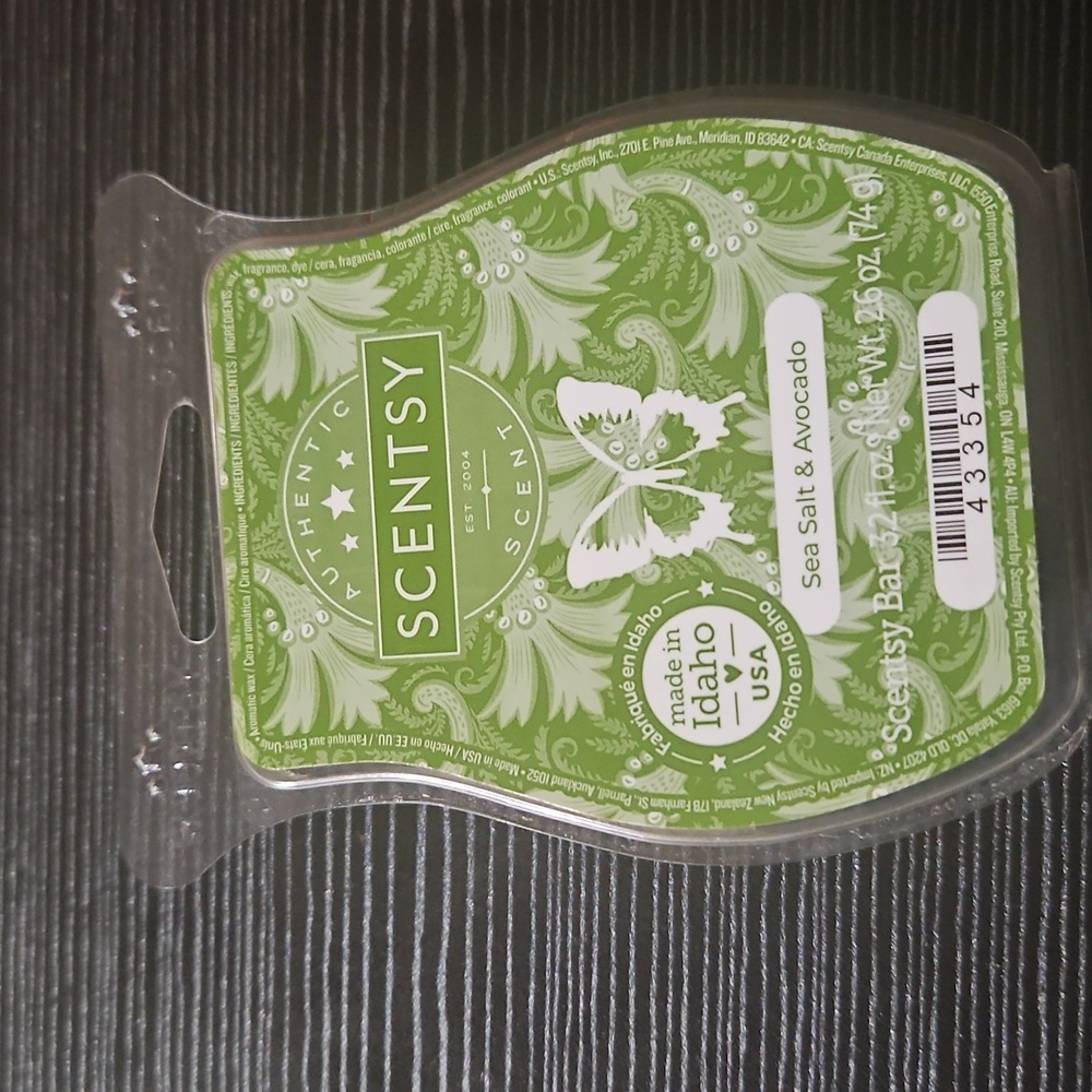 Sea Salt And Avocado scentsy wax bar